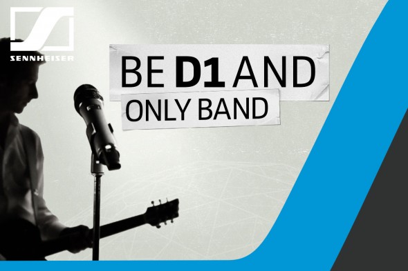 Zum Start der evolution wireless D1 gab's am Sennheiser-Stand einen Band-Contest