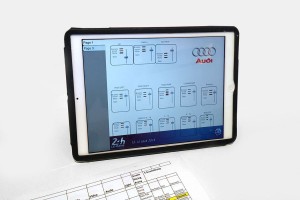 Q-Sys iPad-Bedienoberfläche in Le Mans