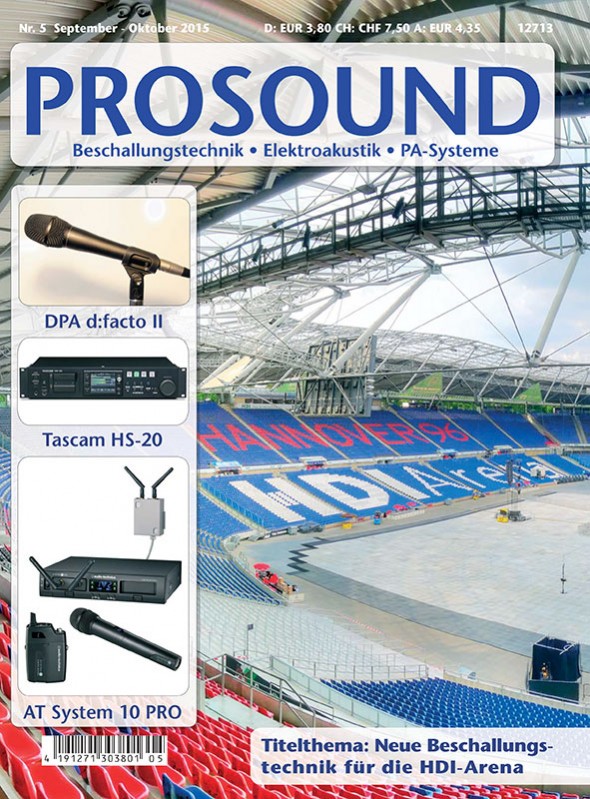 PROSOUND 5/2015 September - Oktober Cover