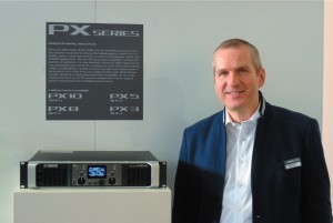 Messebericht Prolight + Sound 2016: Stefan Zeiger von Yamaha präsentiert die neuen RX Modelle.