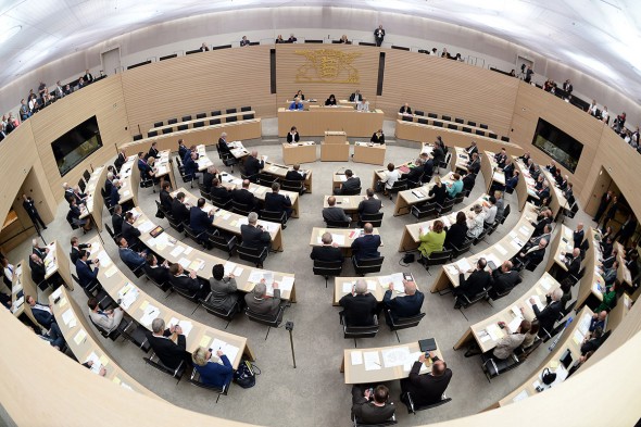 Renkus-Heinz im Landtag Stuttgart, Quelle: Landtag von Baden-Württemberg