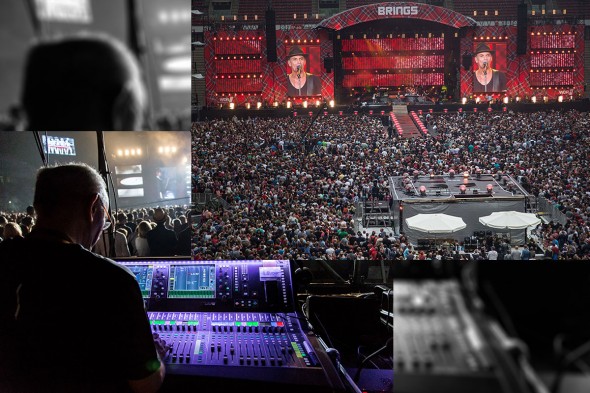 Allen & Heath im Stadion des 1. FC Köln